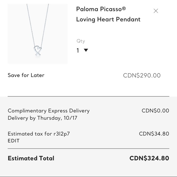 Authentic Tiffany & Co. heart necklace sterling925 - Picture 5 of 6